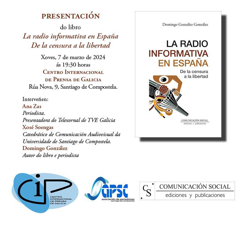Presentación do libro 'La radio informativa en España. De la censura a la libertad'